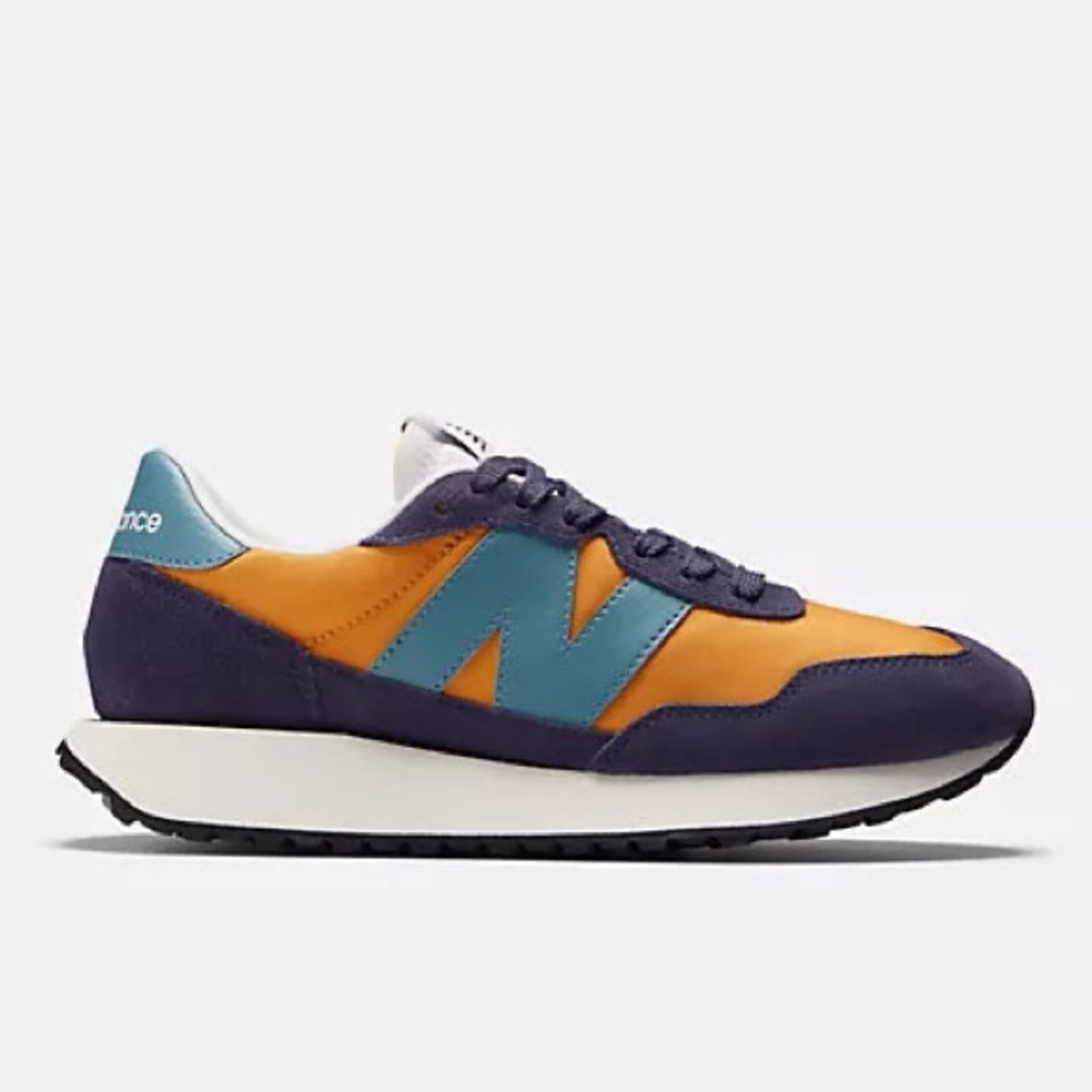 New Balance Orange Teal Navy Classic Sneakers